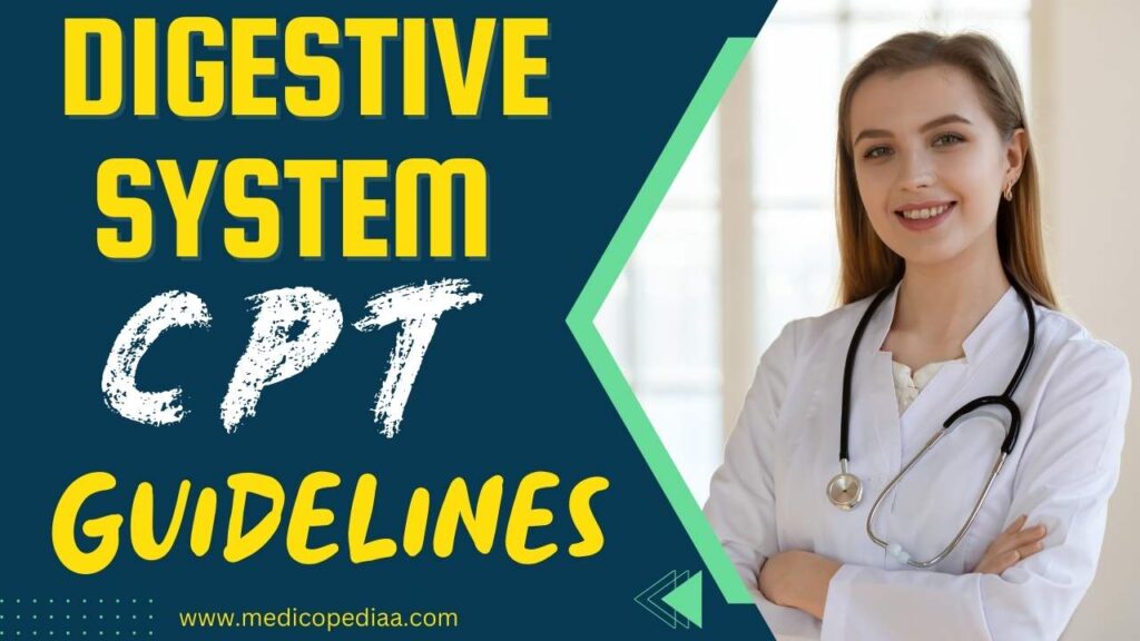 Digestive System CPT Guidelines 2024