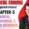 ICD-10-CM Chapter 5 Questions and Answers for Medical Coding