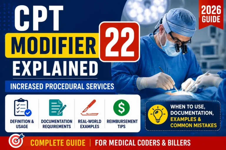 CPT Modifier 22 Explained with Examples Complete Guide for Medical Coders