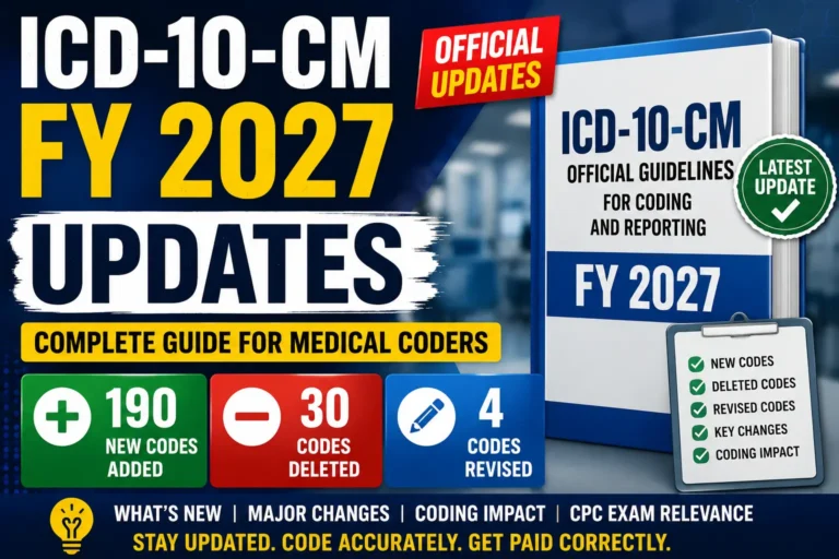 ICD-10-CM FY 2027 Updates Explained